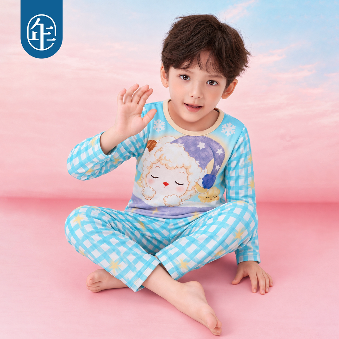 Sleepy Lamb Cotton Pajama Set 小羊纯棉家居服套装