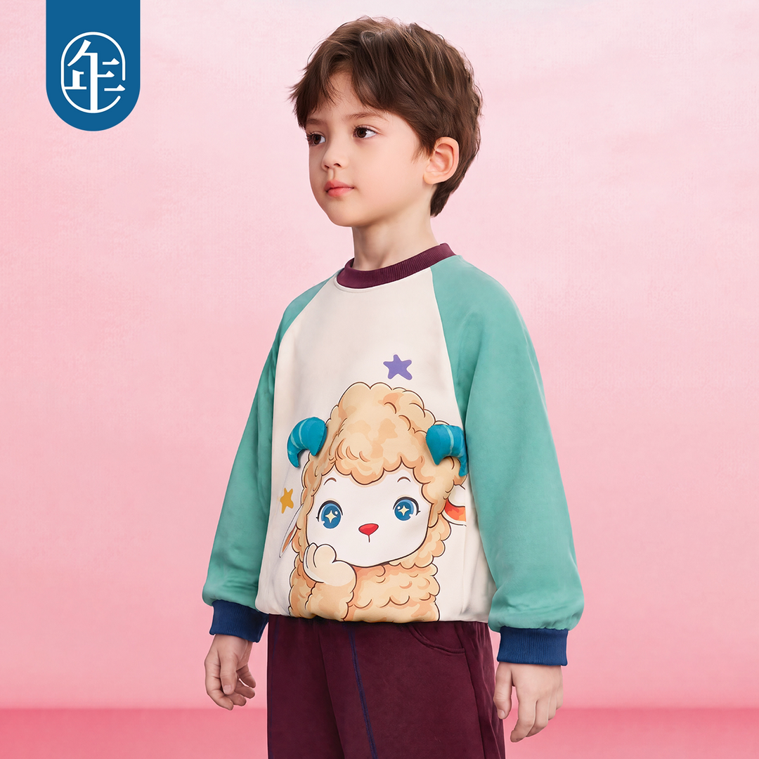 Lamb Fleece Sweatshirt & Jogger Set 真羊气加绒卫衣套装