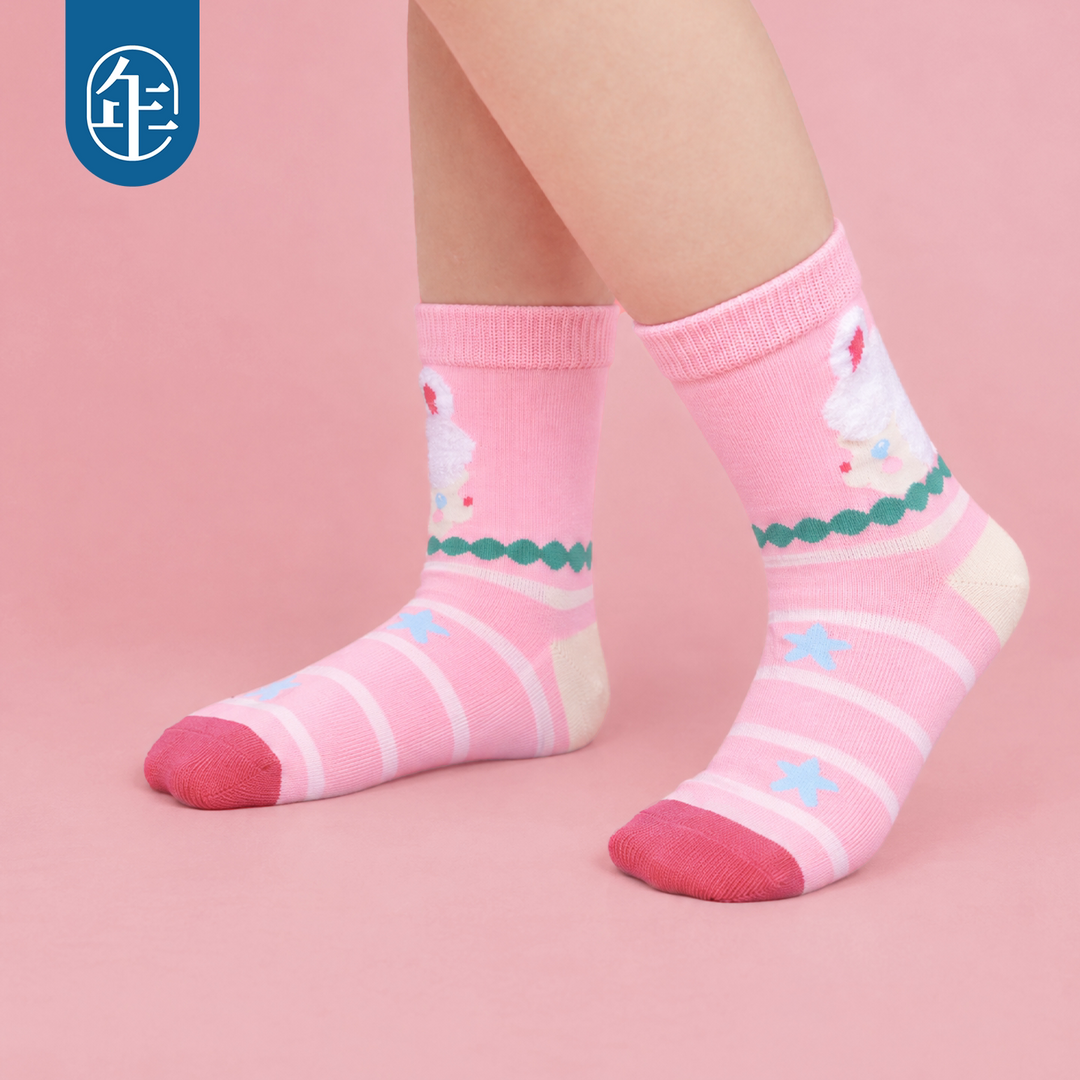 Lucky Lamb Mid-Calf Socks 真羊气撞色中筒袜