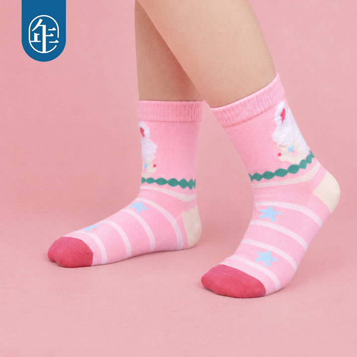 Lucky Lamb Mid-Calf Socks 真羊气撞色中筒袜
