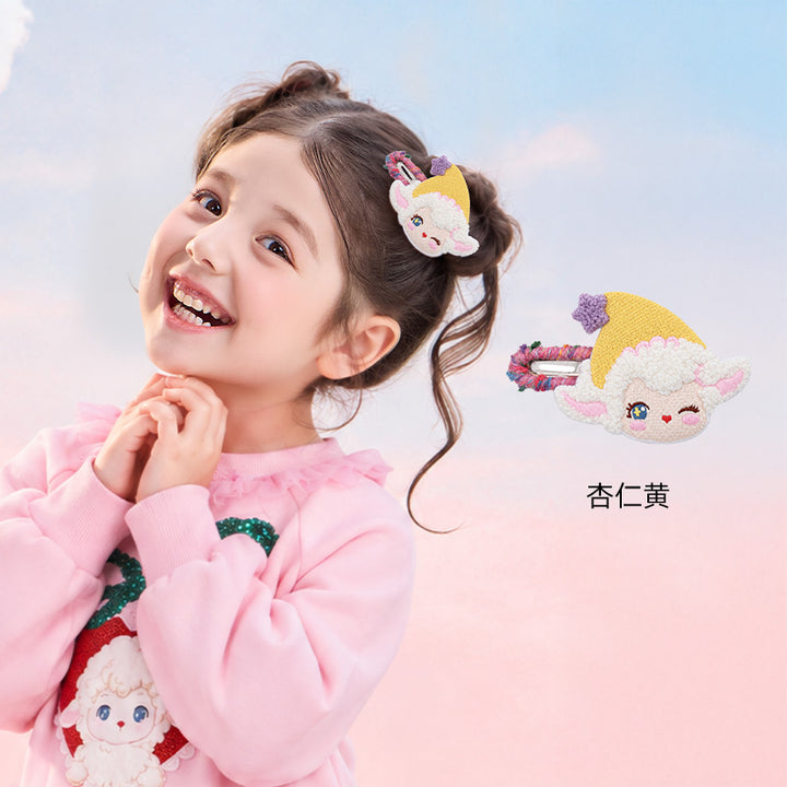 Lucky Lamb Hair Clip 真羊气小羊发卡 - Yellow 杏仁黄
