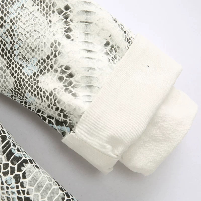 XS168358蛇皮纹 Jacquard Snake