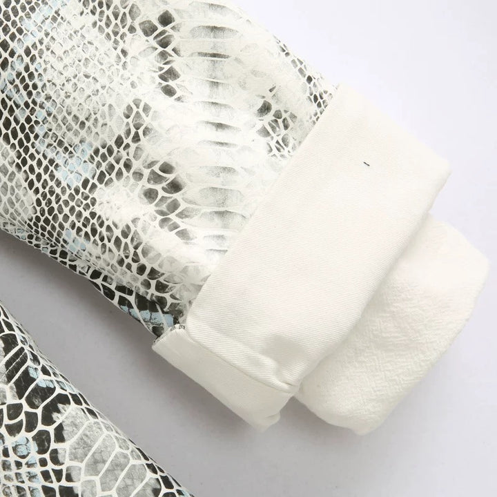 XS168358蛇皮纹 Jacquard Snake