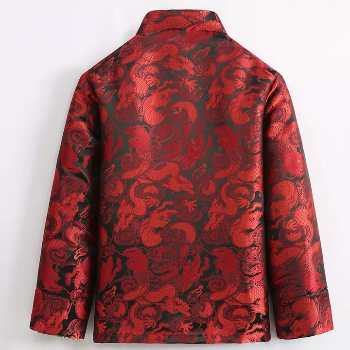 XS168921提花 Jacquard Red Dragon