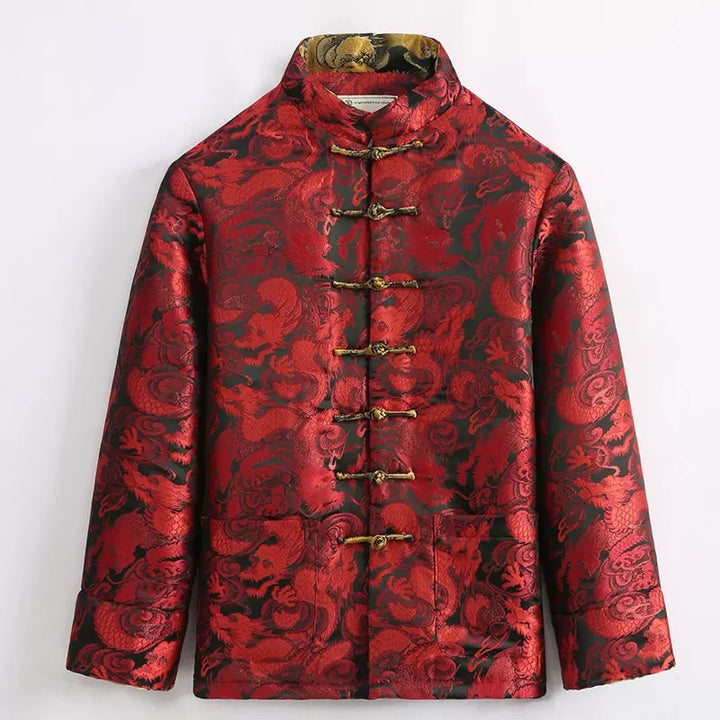 XS168921提花 Jacquard Red Dragon