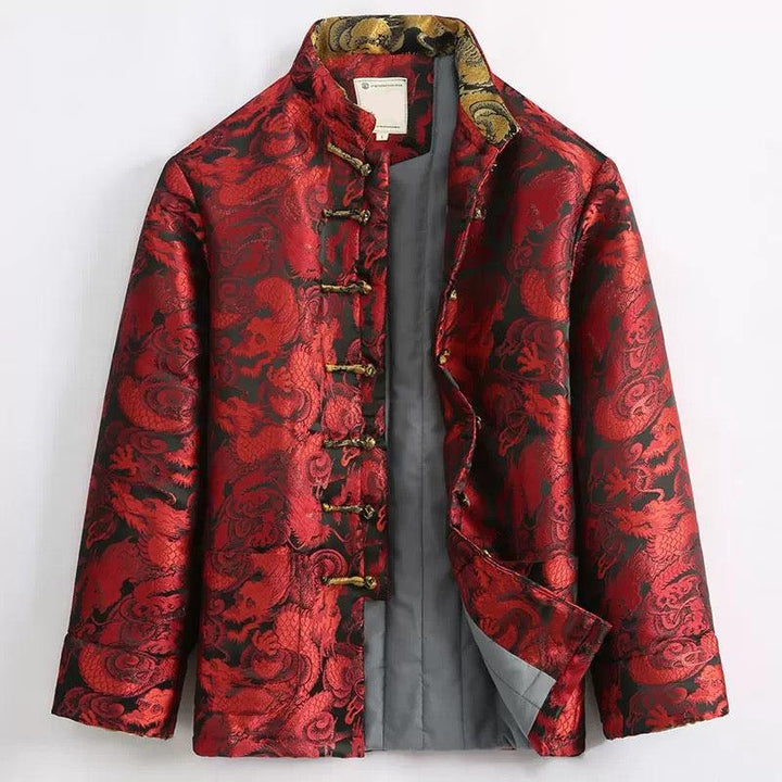 XS168921提花 Jacquard Red Dragon