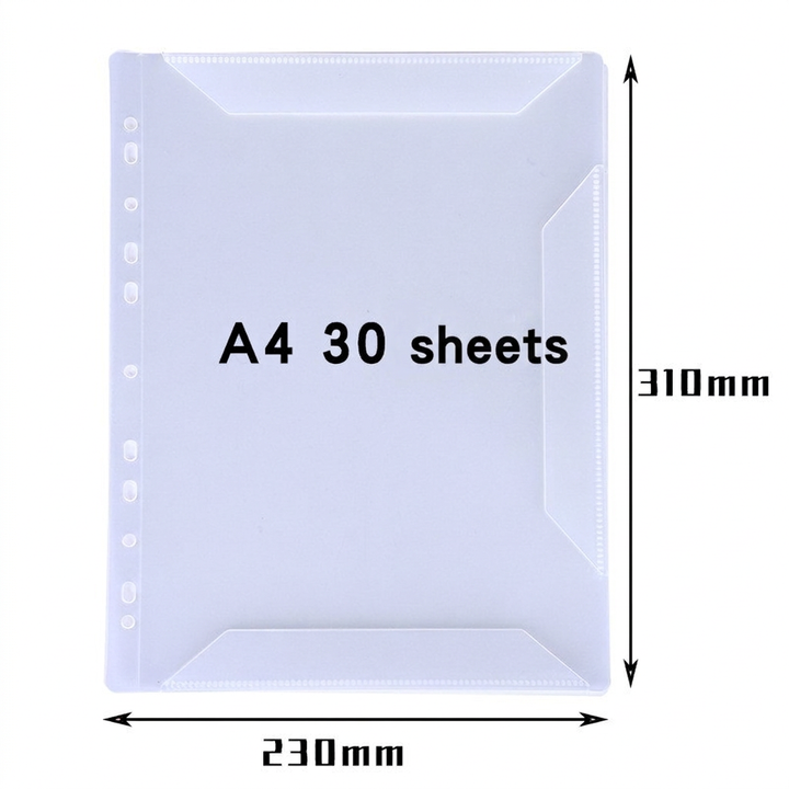 A4 sheet dimensions in English