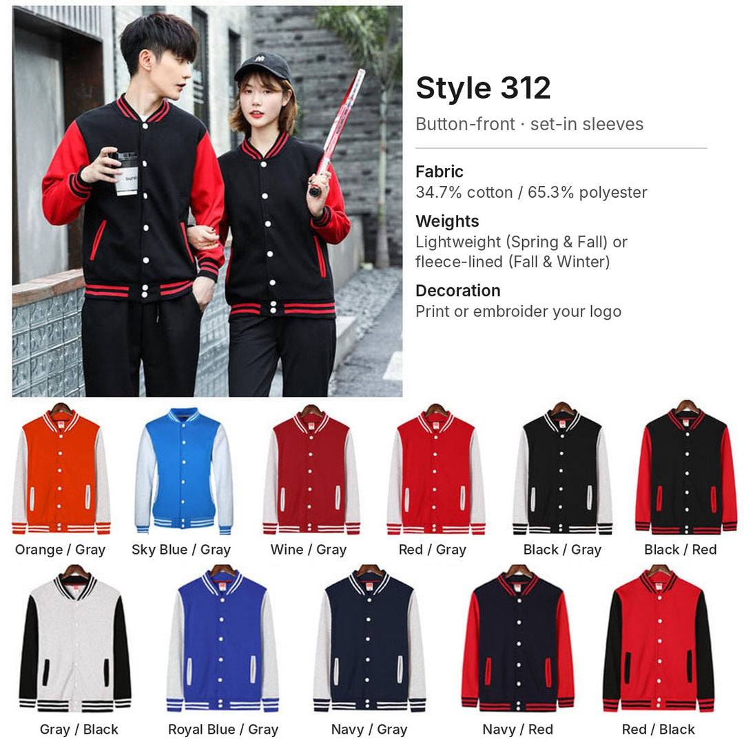 Custom baseball jacket