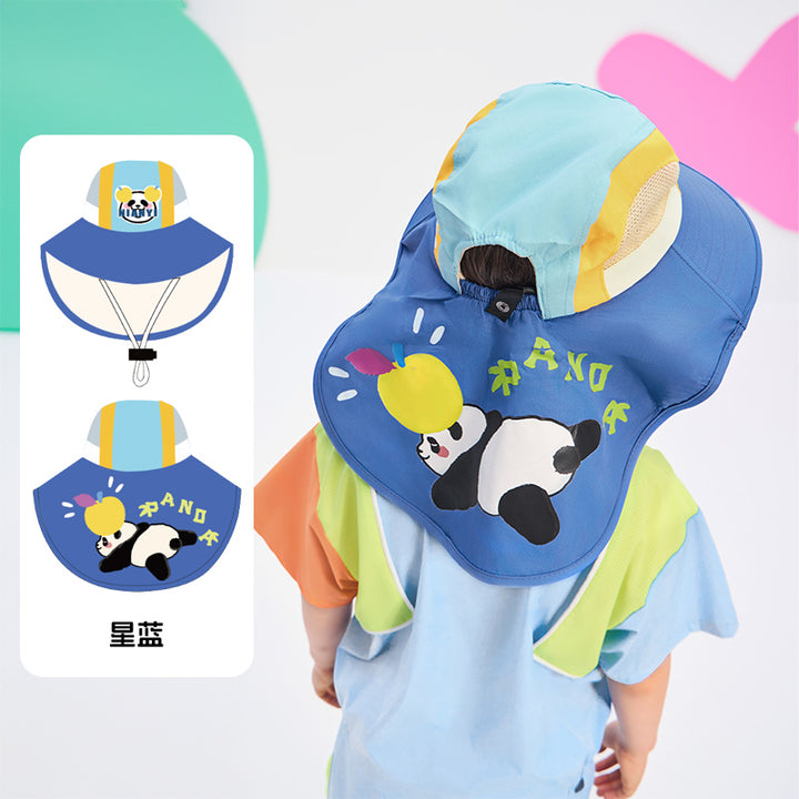 Panda UV Sun Hat 活力盼达防晒帽 – Star Blue 星蓝