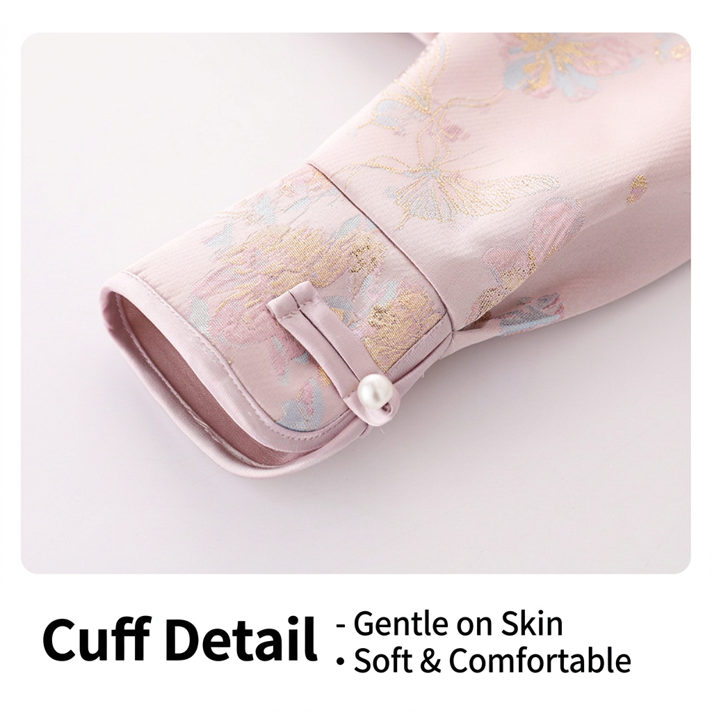 Cuff detail in English