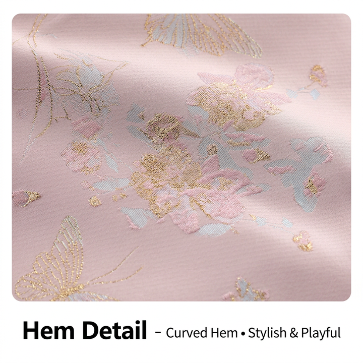 Curved hem detail in English