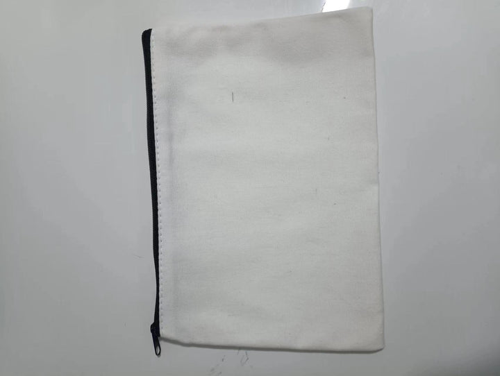 Custom canvas zipper pouch