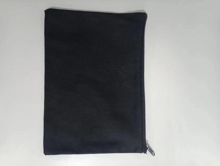 Custom canvas zipper pouch
