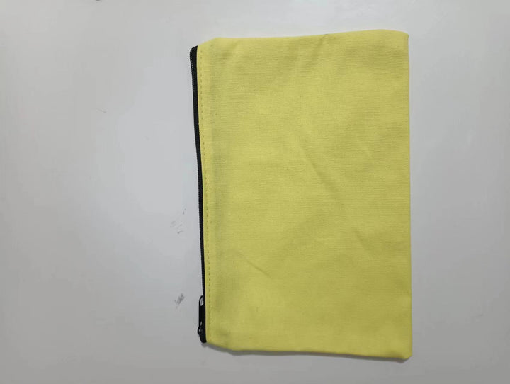 Custom canvas zipper pouch