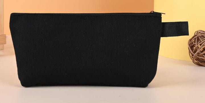 Custom canvas zipper pouch