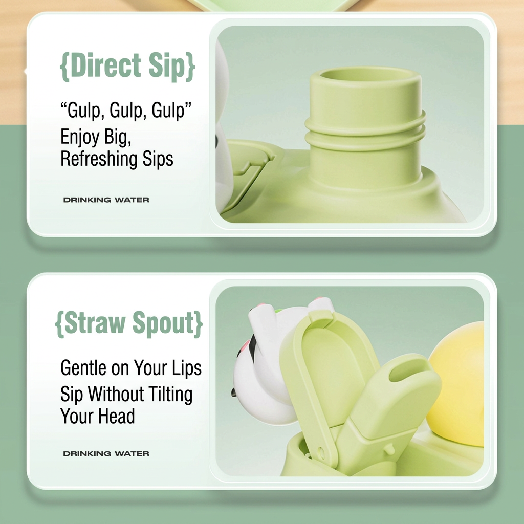 Drinking options graphic translated into English