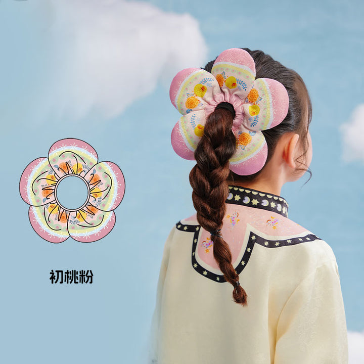 3D Flower Hair Tie花花发饰