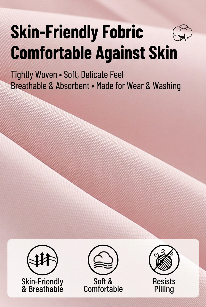Fabric comfort graphic in English