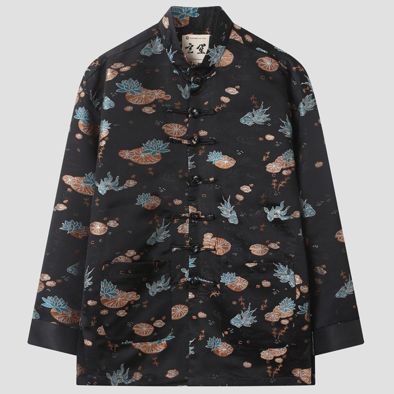 Lotus Pond Koi Tang Jacket 荷塘锦鲤唐装外套 – product photo