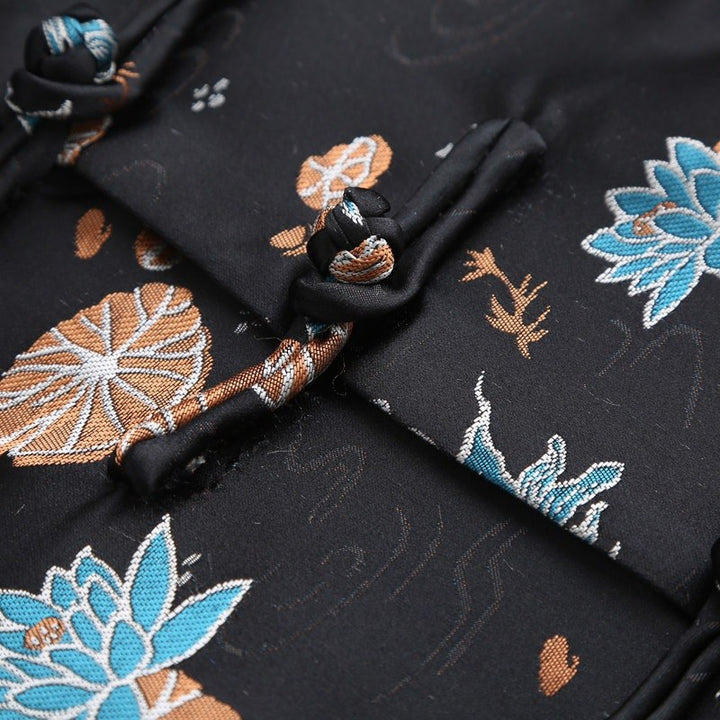 Lotus Pond Koi Tang Jacket 荷塘锦鲤唐装外套 – product photo