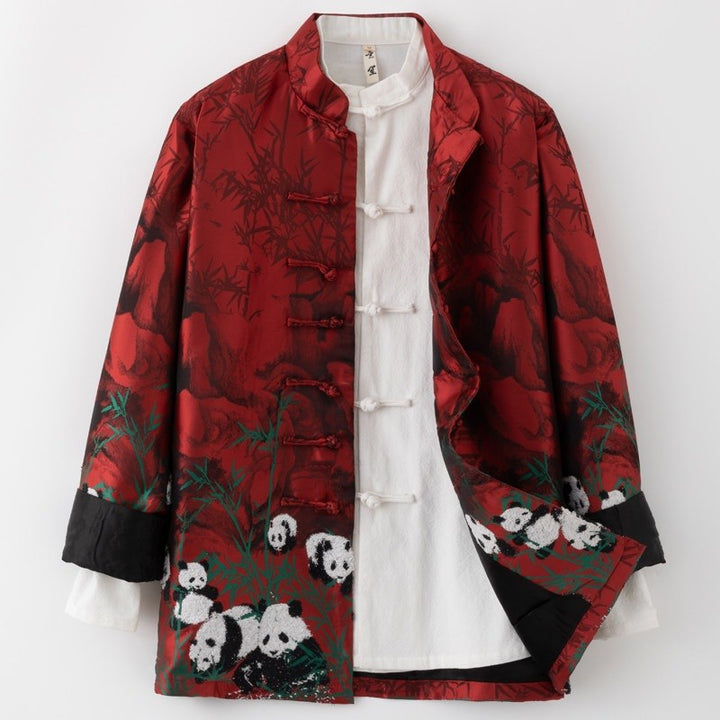 Panda Bamboo Tang Jacket 熊猫竹韵唐装外套 – product photo