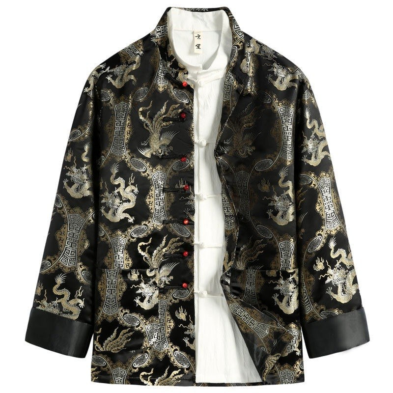 Dragon & Phoenix Tang Jacket 龙凤呈祥唐装外套 – product photo
