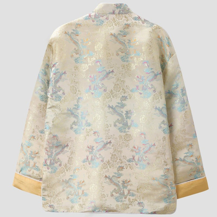 Five-Colour Dragon Jacquard Tang Jacket 五彩祥龙提花唐装外套 – product photo