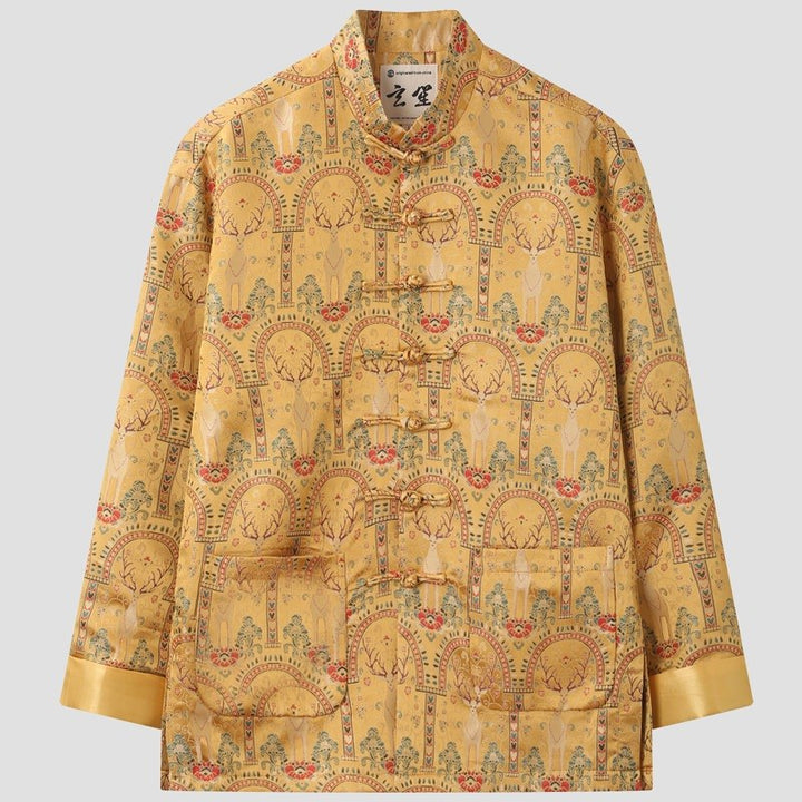 Imperial Garden Tang Jacket 宫廷花园印花唐装外套 – product photo