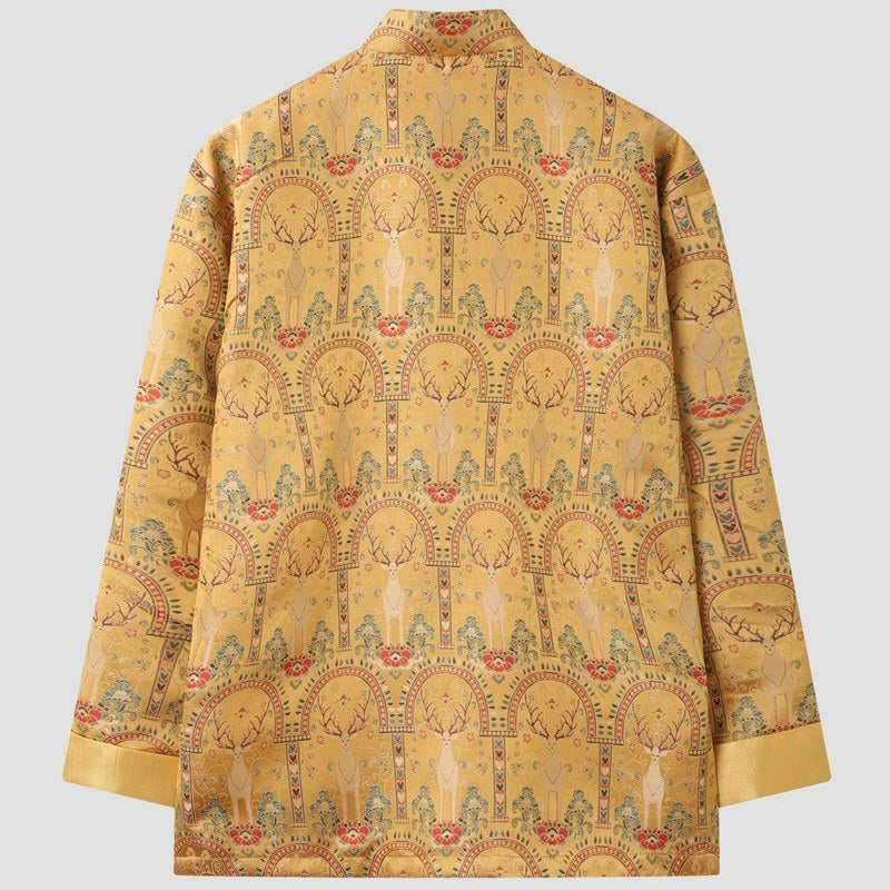 Imperial Garden Tang Jacket 宫廷花园印花唐装外套 – product photo