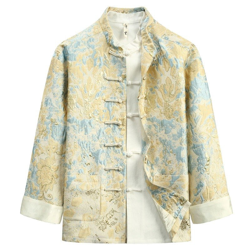 3D Jacquard Tang Jacket 立体提花唐装外套 – product photo