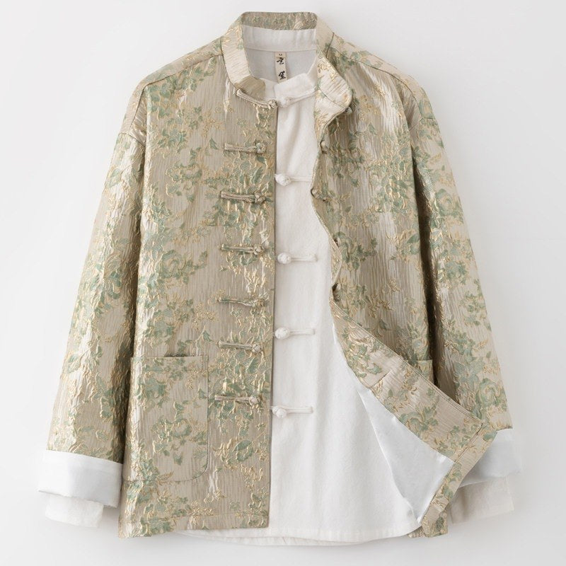 3D Jacquard Tang Jacket 立体提花唐装外套 – product photo