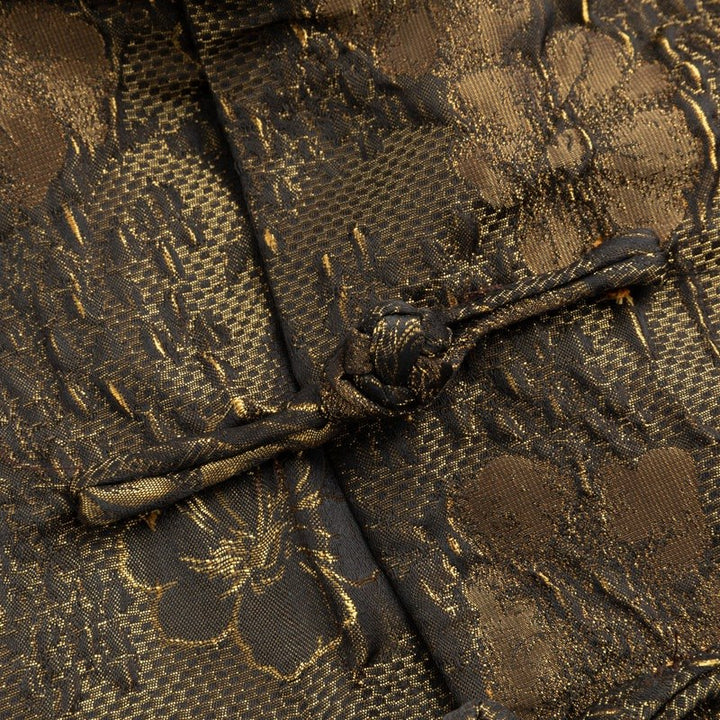 Golden Jacquard Tang Jacket 金色提花唐装外套 – product photo