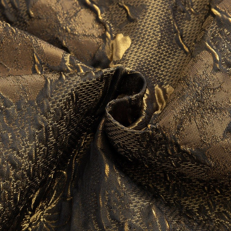 Golden Jacquard Tang Jacket 金色提花唐装外套 – product photo