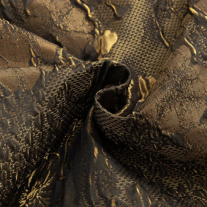 Golden Jacquard Tang Jacket 金色提花唐装外套 – product photo