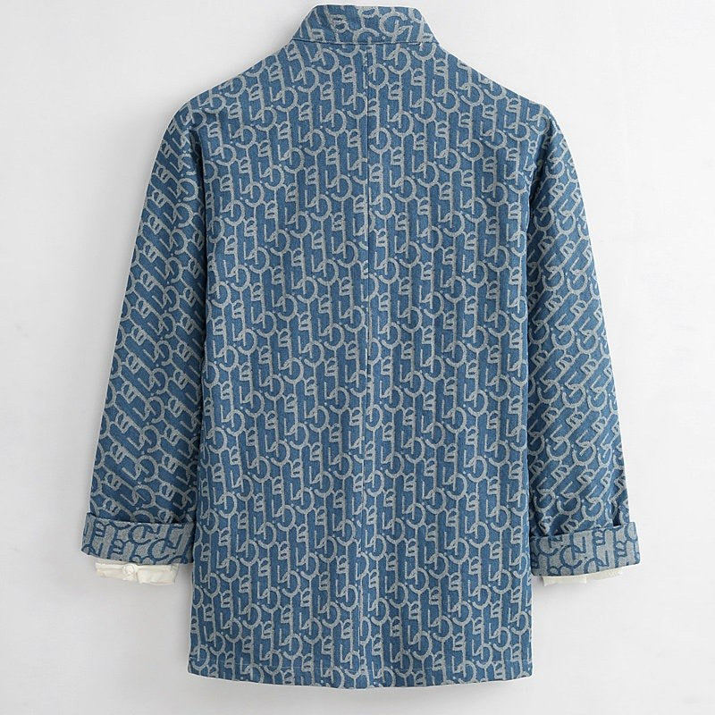 Letter Jacquard Tang Jacket 字母提花唐装外套 – product photo