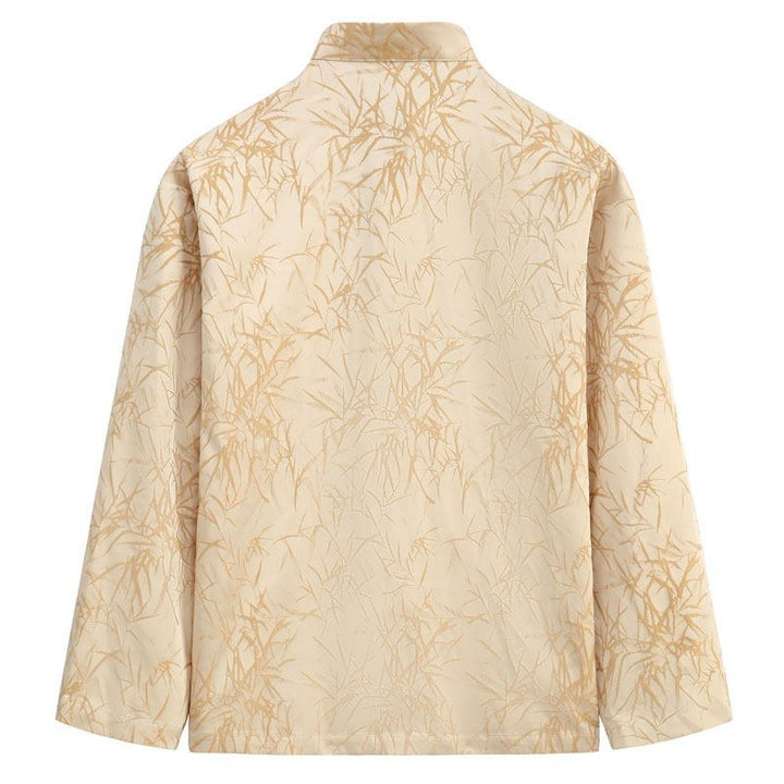 Bamboo Leaf Tang Jacket 竹叶印花唐装外套 – product photo