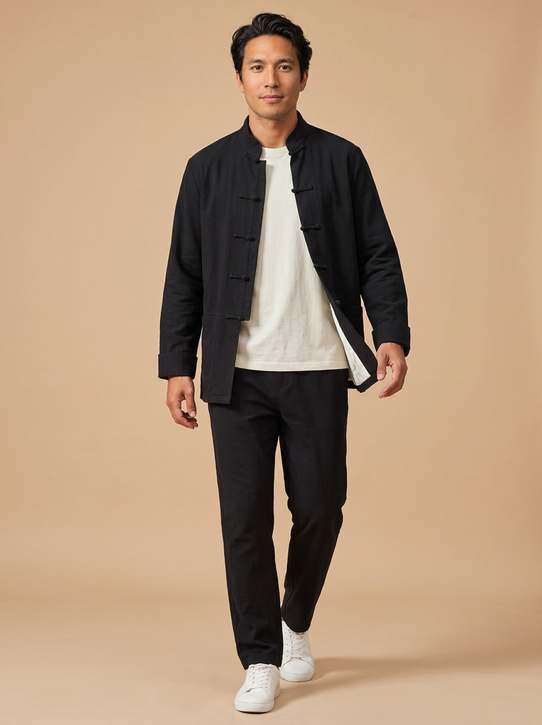 Zhongshan Tang Suit Set 中山装唐装套装 – model photo