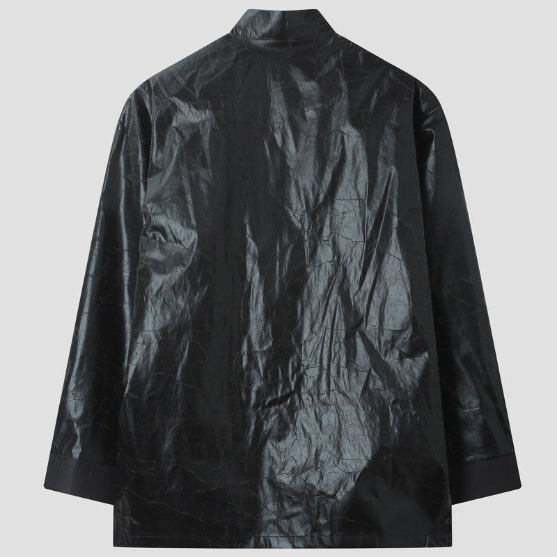 Distressed Tang Jacket 颓废风唐装外套 – product photo