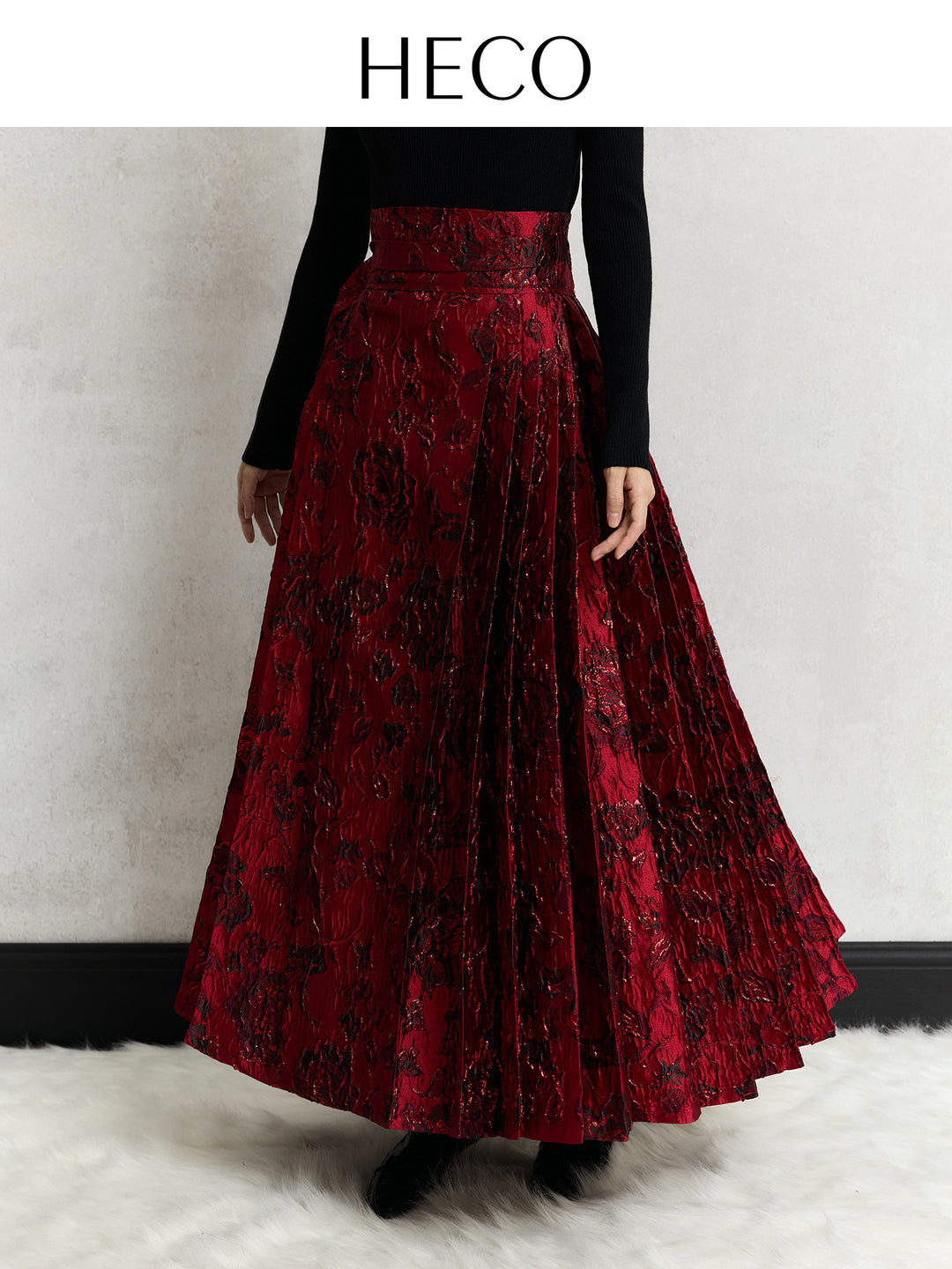 Rose Garden Gold-Thread Mamian Skirt 瑰园纷繁玫瑰马面裙