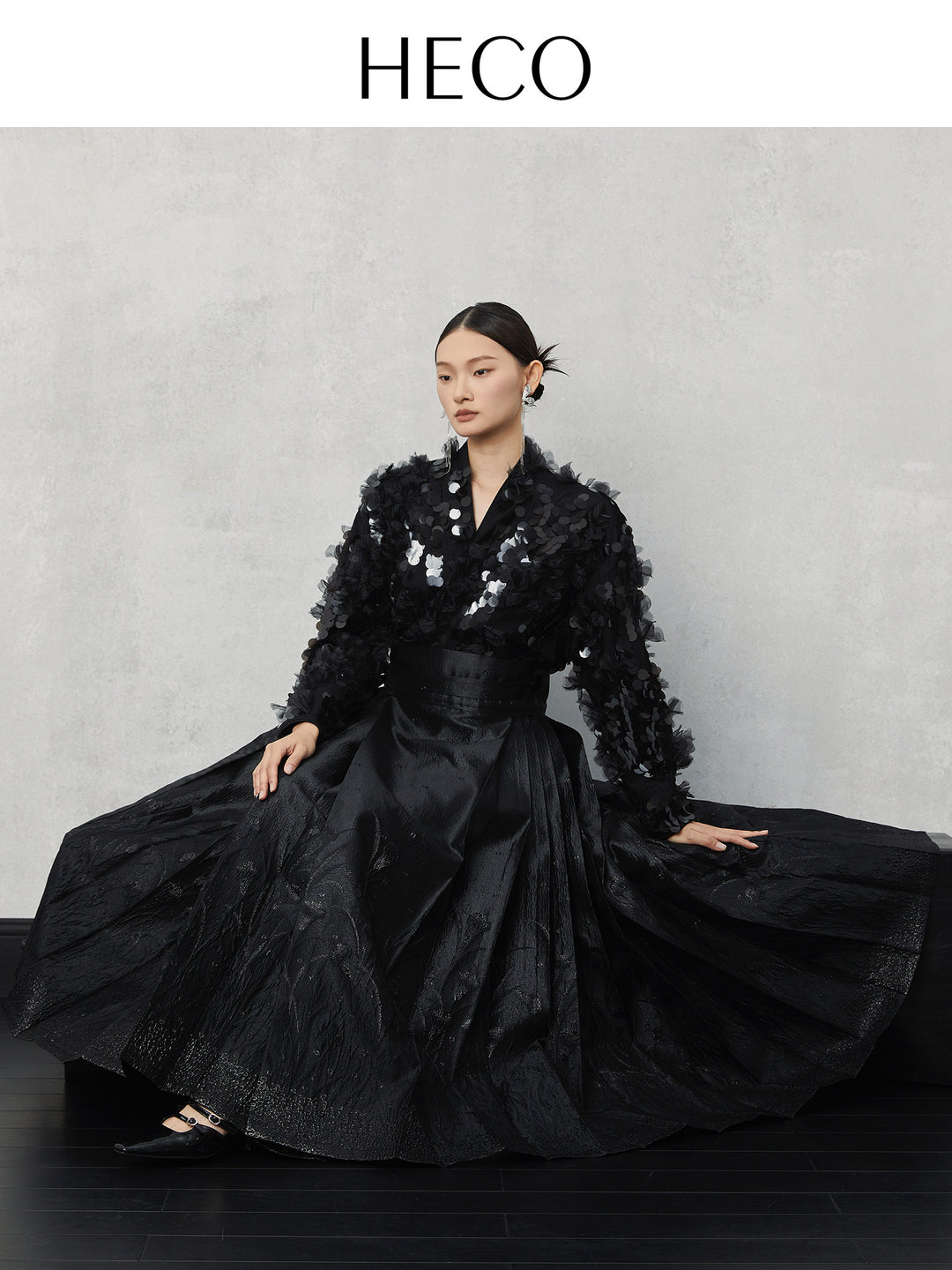 Wind Kite Ombre Jacquard Mamian Skirt 风鸢渐变提花马面裙