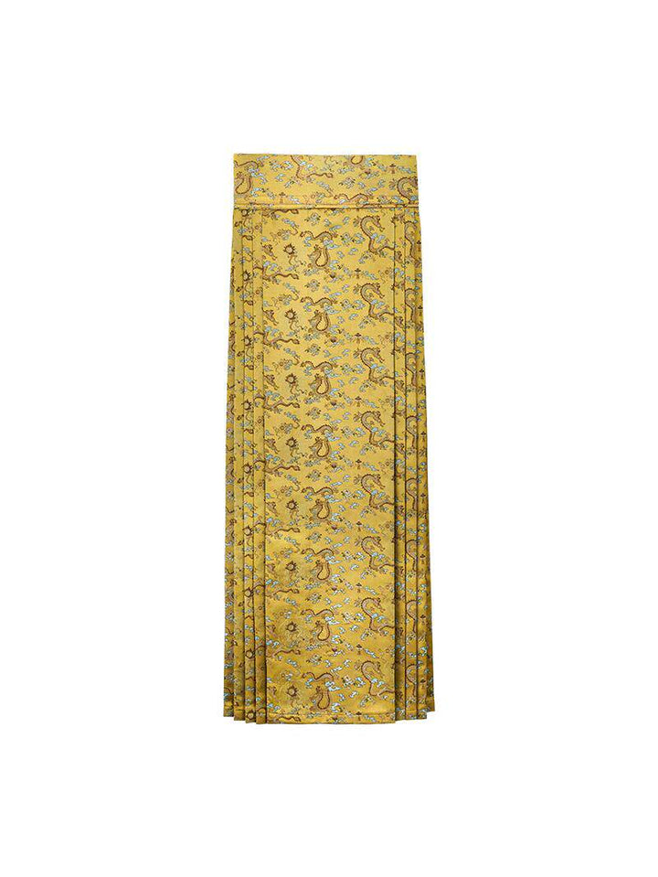 Cloud Dragon Jacquard Mamian Skirt 云龙龙纹提花马面裙