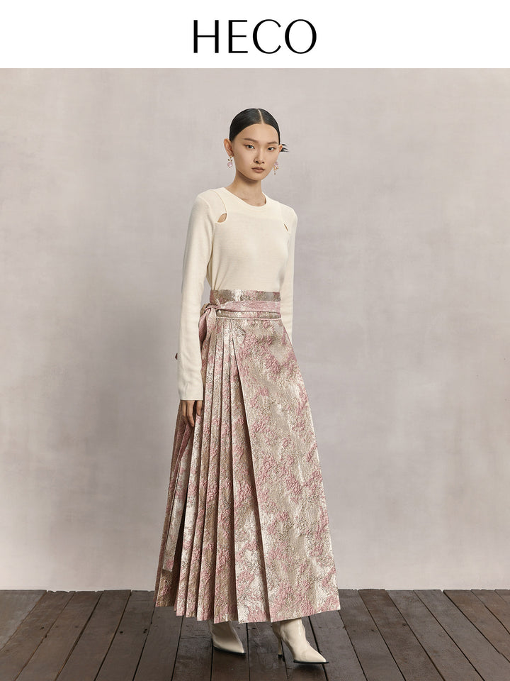 Haoxing Star Long Mamian Skirt 皓星马面裙 - Pink (Light) 粉色（薄款）