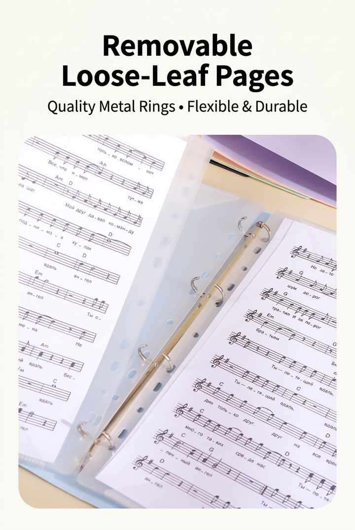Removable pages feature in English
