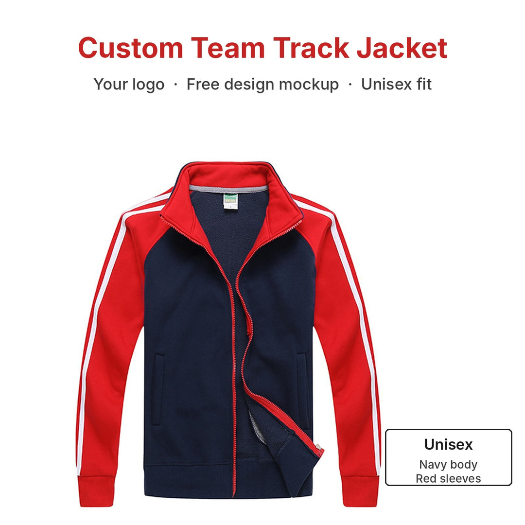 Custom team track jacket