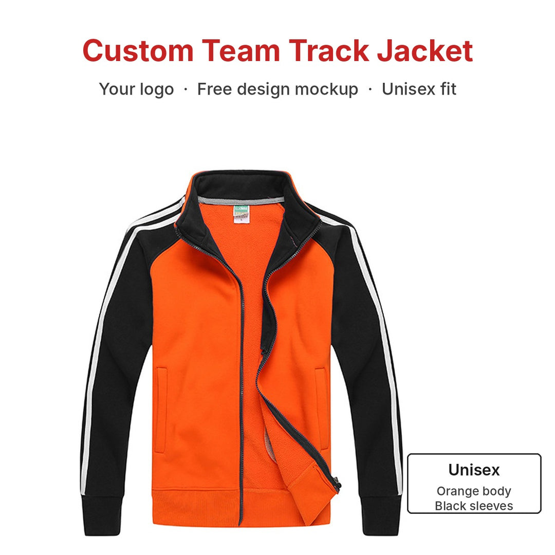 Custom team track jacket