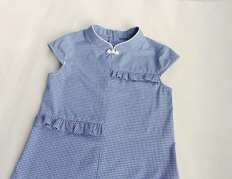 ASYMMETRICAL CAP SLEEVE A LINE DRESS